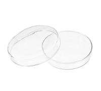 Baluue Glass Petri Dish High Borosilicate Flat Bottom Culture Plate for Laboratory Use Heat Resistant Microbiology Supply Suitable for Experiment and Mycology Studies