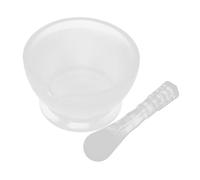 Baluue Glass Pigment Grinder Bowl and Pestle for Artists Manual Grinding Kit for Fine Pigment Powder Easy to Clean Crystal Glass Pestle for Painting and Color Mixing Suitable for Art