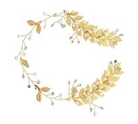 Baluue Gorgeous Pearl Tiara Headband Bridal and Headdress Bridal Hair Decor Elegant Alloy Material Wedding and Birthday Occasion