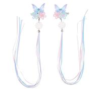 Baluue Hair Clips to Keep Hairstyle Butterfly 1 Pair Retro Chinese Style for Acrylic Material Hair Clamp Suitable for Daily Life and Cosplay Party