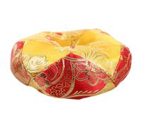 Baluue Handmade Decorative Singing Bowl Cushion Wooden Fish Pad Lightweight Portable Sound Enhancer and Protective Prayer Mat for Meditation and Temple Use