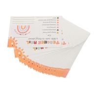 Baluue Happy Mail and Home Use, Paper Material 50pcs Teacher Notes Student Postcards with Ample Space for Messages and Strengthen for Classroom Rewards to Motivate Young Students