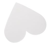 Baluue Heart Shaped Foam Cake Model DIY Baking Dummy for Decorating Practice Lightweight Smooth Surface Cake Mold for Wedding Display Fondant and Frosting Crafting Tool