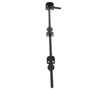 Baluue Heavy Duty Wooden Gate Drop Rod Latch Slide Bolt Lock for Fence Doors Rust-Resistant Black Finish Easy Installation Secure Ground Latch for Barn Garden and Garage Gates