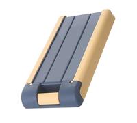 Baluue Hidden under Desk Storage Box with Pull-out Drawer Design and Strong Glue Adhesive, Blue Abs Plastic Drawer Storage Box for Small Objects and Keys, for Kitchen and Dressing Table