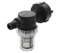 Baluue IBC Tote Filter Adapter Set S60x6 to 1/2in with Tank Lid Filter and Inline Valve Connector for Rainwater Storage and Garden Irrigation