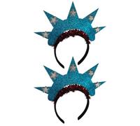 Baluue Independence Day Headbands Statue of Liberty Design Lightweight Cloth and Abs Material 2pcs Reduce Pressure and Hold Hair Shape, for 4th of July Festival and Daily Head