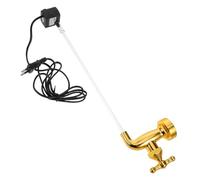 Baluue Invisible Flowing Spout Fountain with Floating Tap and USB Lamp DIY Garden Water Feature for Patio Decor Easy to Install Tabletop Waterfall Ornament Tranquil Sound for Outdoor