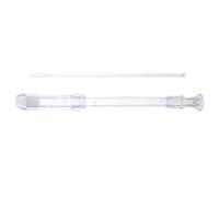 Baluue Key Recorder Flute for Beginners Transparent Abs German Style Woodwind Instrument with Cleaning Rod and Instruction Manual