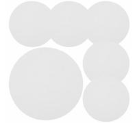 Baluue Labs Experiment Filter Papers Round Shape Medium Speed 200pcs Made of Cotton Fiber for Chemistry Experiment and Soil Analysis