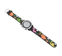 Baluue LED Electronic Watch Cartoon Dinosaur Pattern Sports Wristwatch for Students Comfortable Fit Clear Numerals Teaching Tool