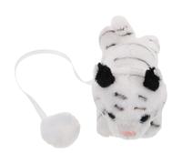 Baluue Lifelike Shoulder Tiger Plush with Secure Magnetic Attachment Adorable Cartoon Animal Costume Accessory for Jungle Parties Cosplay and Masquerades Charming Whimsical Shoulder Doll