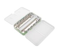 Baluue Lightweight Metal Watercolor Pigment Box with Color Mixing Plate Portable Empty Watercolour Tin Case for Travel and Outdoor Painting Solid Paint Palette for Artists and Students