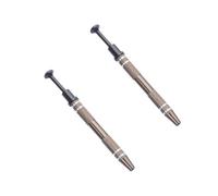 Baluue Manicure Nail Shaping Tool Art Accessories Metal Cotton Pens 2pcs Secure The and Remove Polish for Professional Nail Salon Use