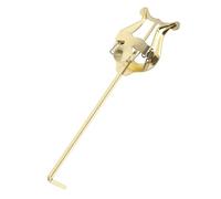 Baluue Metal Trumpet Lyre Easy to Install and Remove Music Sheet Clip Holder Space-Saving Design, Sturdy Metal Construction for Small-Sized Instruments and Cornet for Marching Band Use