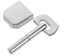 Baluue Metronome Parts Set for Piano Mechanical Knob and Sliding Block Replacement, Silver Pendulum and Spring Rod Kit for Piano Supplies and Metronome Repair