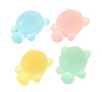 Baluue Mild Gentle Boys and Girls Soap Turtle Animal Shaped Bath Soap Essential Oil Infused for Boys Girls 4 Pack