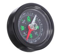 Baluue Mini Compass Small Compass Mini Keychain Reusable Wide Applicability Black Plastic Iron Navigation Tool for Outdoor Cycling Suitable for Beginners and Experienced Cyclists