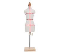 Baluue Miniature Scale Female Dress Form Mannequin for Sewing and Tailoring Lightweight Adjustable Height Doll Clothes Form for Precise Clothing Design Portable Teaching Tool for Fashion