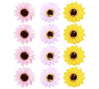 Baluue Moisturizing Soap Flowers with Beautiful Appearance and Fine Workmanship Sunflower Soap Flower Bouquet 12pcs Decorative Sunflower for Cleaning for Birthday and Graduation Time