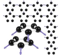 Baluue Molecular Structure Model 23Mm Plastic Chemistry Teaching Kit Science Educational Plaything for Classroom and Laboratory Use