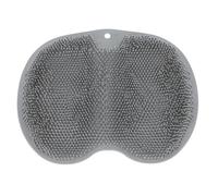 Baluue Multi-functional Shower Foot Scrubber Mat with Non-slip Suction Pads Tpe Massage Pad for Foot Cleaning and Exfoliation for Home Bathroom Use