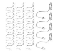 Baluue Multi Layer Hanger Connector Hooks with Secure Linking Design 30pcs Stainless Steel Space Saving Vertical Wardrobe Storage for Clothes Compatible with Most Clothes Hangers
