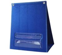 Baluue Multifunctional Visual Schedule Felt Board Foldable Wall-mountable and Desktop Standing Chart for Learning and Communication Safe Fluff Material Suitable for Preschool Education