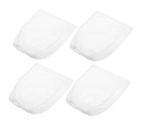 Baluue Nail Dust Collector Bags White 4pcs Non-woven for , Easy to Replace and Work Efficiency Dust Collection Bags Nail Art Vacuum Cleaner and for Manicure Office Use