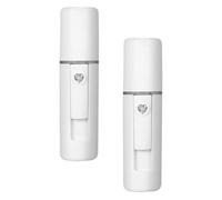 Baluue Nano Face Mist Sprayer 20ml Capacity 2pcs Portable Facial Steamer 550mah Rechargeable Abs Air Humidifier for Women for Reception Center and Dining Room Use