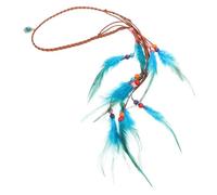 Baluue National Style Headband Hair Accents Boho Hair Jewelry Plume Headwear for Girls Unique Cultural Aesthetics