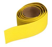 Baluue Non-slip PVC Stair Strips Tape 5CM Wide x 3MM Thick Yellow Anti-Skid Grip Tape for Outdoor Steps Safety Edge Protection for Kindergarten Stairs