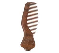 Baluue Non-static Sandalwood Comb for Hair Care Portable Carved Hair Comb for Women Natural Scalp Massage and Detangling Elegant Design for Daily Use
