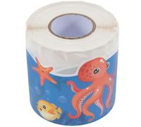 Baluue Ocean Animal Decorative Border Paper Self-Adhesive Trim for Classroom Bulletin Boards Whiteboards Chalkboards School Office Under Sea Decorations