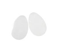 Baluue Peach-Shaped Anti-Slip Shoe Pads White Pair, High Heel Sole Protector Stickers, Shockproof Non-Slip Sole Grips for Slip Prevention and Wear Resistance