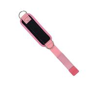 Baluue Pink Ankle Strap Foot Ring Buckle Resistance Band for Leg Training Gym and Home Use Puller Band for Leg Curling Hip Abduction and Glute Activation Exercises
