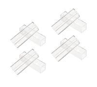 Baluue Plastic Cuvettes Convenient and Simple to Use 4.5ml Capacity Standard Cuvettes 8 Pcs for Laboratory Experiments