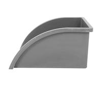 Baluue Plastic Debris Filtering with Extended Flow Management Rainwater Splash Guard for UV Resistant Abs Water Collection Tray Suitable for Gutter Downspout Offices and Industrial