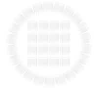 Baluue Plastic Wig Net Clips and for Wig Caps Easy to Operate 100pcs Sturdy Hair Fixing Accessories Black Colour Daily Use