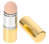 Baluue Portable Golden Facial Volcanic Stone Oil Control Roller with Detachable Design for Easy Cleaning, Lightweight Aluminum Alloy Frame Suitable for On-the-go Use and Dating