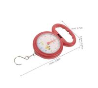 Baluue Portable Hanging Weight Scale for Home and Industrial Use Mechanical Spring Scale with Plastic Handle for Fishing Grocery and Kitchen Weighing Compact Lightweight Random Color