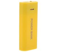 Baluue Portable Hidden Storage Box Realistic Power Bank Shape Secret Compartment Container for Cash and Jewelry Yellow Sealed Travel Organizer Case