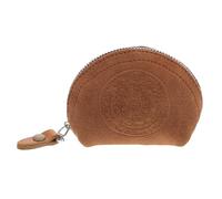 Baluue Portable Leather Earphone Storage Holder with Multi-Functional Design and Easy to Clean Material, Compact Coin Pouch Container for Shopping and Work Use