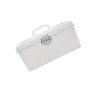 Baluue Portable Mahjong Storage Box Medium Premium Plastic Organizer Case with Compartments for Home Use and Travel Mahjong Holder Preventing Loss Practical Idea