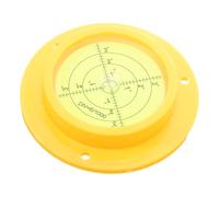 Baluue Portable Round Bubble Level with Base Compact Rv Refrigerator Spirit Level Tool Impact-Resistant Circular Gauge for Accurate Horizontal Measurement in Various Environments