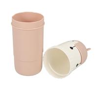 Baluue Portable Travel Toothbrush and Toothpaste Storage Box with Impact Resistant Plastic Material, Cute Cartoon Shaped Design, for Travel and Gym Use