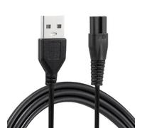 Baluue Power cable for power cord for 2-piece charging cable, USB charging cable, 8-shaped, for shaver