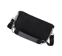 Baluue Practical Armpit Bag for Women, Nylon Lady Shoulder Handbag with Adjustable Strap, Lightweight Black Fashion Bag for Daily Use and Shopping