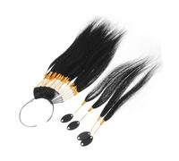 Baluue Professional Hair Practice Kit Real Human Hair Strands Dye Brush Oiling Applicator and Samples