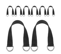 Baluue Pull up Assist Bands Heavy Duty 8pcs with Stainless Steel and Cloth Material Fitness Hanging Straps That Resist Breakage, Easy to Install and Remove for and Parks